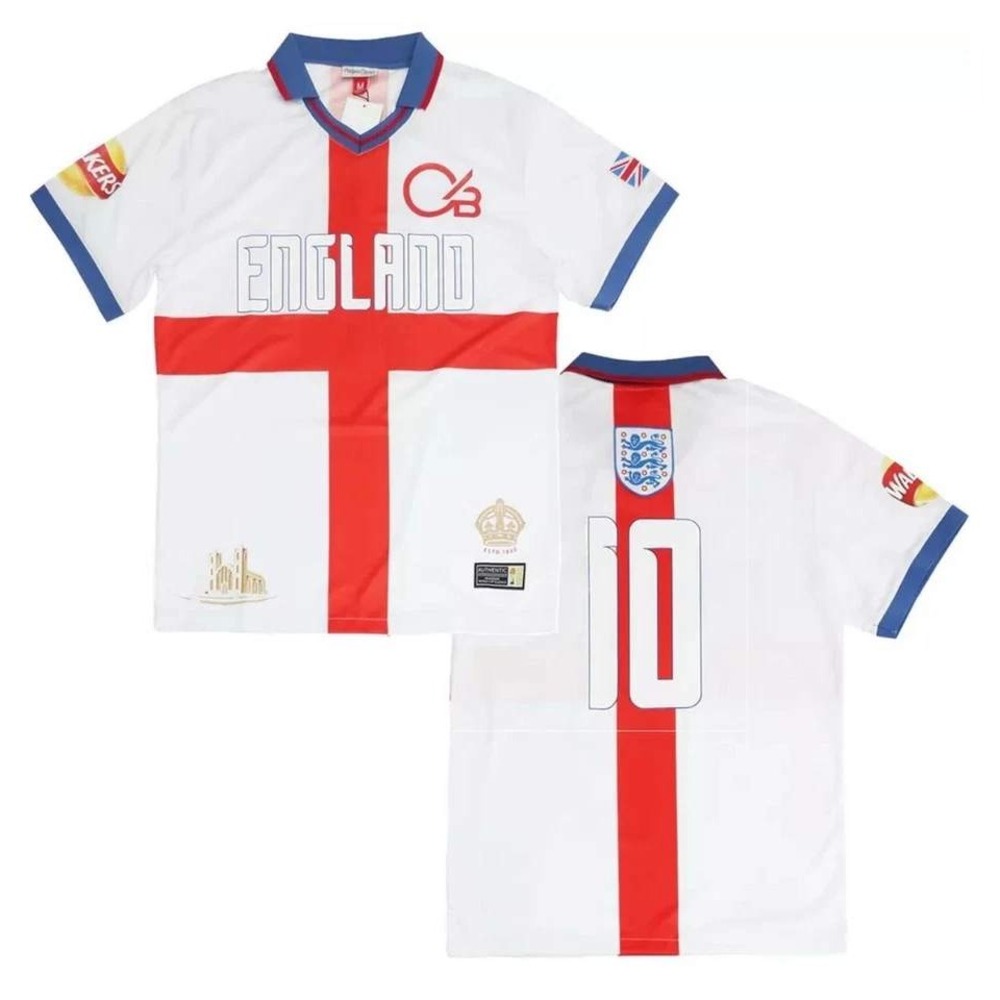 Headgear Classics England Soccer Jersey Mens Medium White Red 10 Shirt